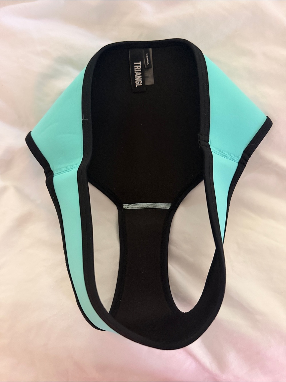 Triangl Neoprene black aqua XS bikini (EUC) - Picture 3 of 6